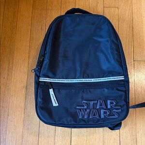 Disney Parks Star Wars Logo Backpack Navy Blue
